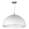 Suspension MOONFACE Argent+Blanc 3xE27 40W