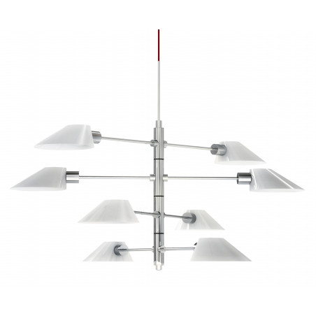 Suspension SOEUR SOURIRE 8x60W SHINY WHITE Suspension SOEUR SOURIRE 8x60W SHINY WHITE