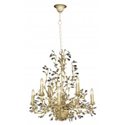 Lustre MICHELANGELO 8xE14 BEIGE/GOUD