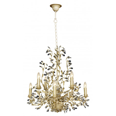 Lustre MICHELANGELO 8xE14 BEIGE/GOUD