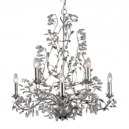 Lustre MICHELANGELO 8xE14 SILV BRUSHED Lustre MICHELANGELO 8xE14 SILV BRUSHED