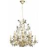 Lustre MICHELANGELO 12xE14 BEIGE/GOUD