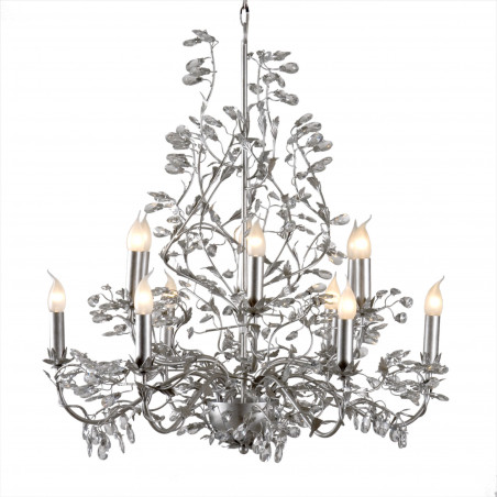 Lustre MICHELANGELO 12xE14 SILV BRUSHED Lustre MICHELANGELO 12xE14 SILV BRUSHED