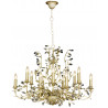 Lustre MICHELANGELO OV 12xE14 BEIGE/GOU