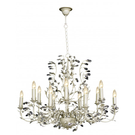 Lustre MICHELANGELO OV 12xE14 CREME/ZIL Lustre MICHELANGELO OV 12xE14 CREME/ZIL