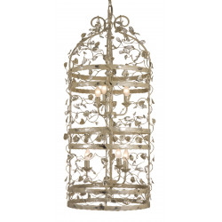 Lustre MICHELANGELO CAGE 6x14 CREME/ZILVE