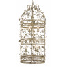 Lustre MICHELANGELO CAGE 6x14 CREME/ZILVE