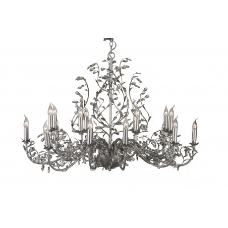 Lustre MICHELANGELO 18L OVAL 120x80 SILV.BRUSH Lustre MICHELANGELO 18L OVAL 120x80 SILV.BRUSH