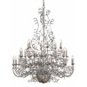 Lustre MICHELANGELO 30L D120H150 SILVER BRUSHED