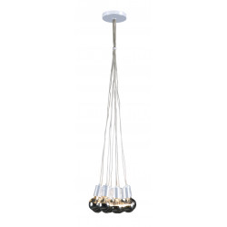 Suspension GLOBE TROTTER 10xE27 MAX 60W Blanc