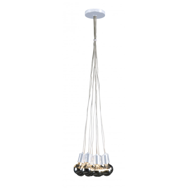 Suspension GLOBE TROTTER 10xE27 MAX 60W Blanc