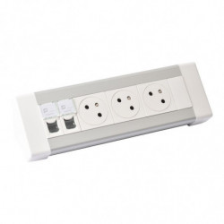 Bloc bureau 3x2P+T + 2xRJ45...