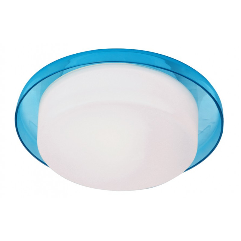 Plafonnier TRAY  D210 1xG90/40W Bleu