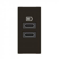 Chargeur 2 USB Type-C...