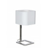 Lampe Bureau KWADRO CHROME KAP BLANC 18x18x36