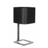 Lampe Bureau KWADRO CHROME KAP NOIR 24x24x48