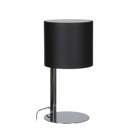 Lampe Bureau CIRCLE2 CHROME KAP NOIR D20H40