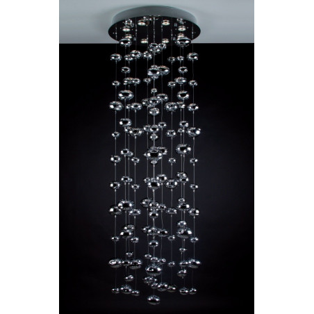 Plafonnier X-LIGHT SILVER 8x50W GU10 D60H180 Plafonnier X-LIGHT SILVER 8x50W GU10 D60H180