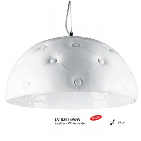 Suspension CHESTERFIELD 4xE27 60W Blanc/Blanc D700MM Suspension CHESTERFIELD 4xE27 60W Blanc/Blanc D700MM