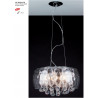 ICE CLEAR PEND CHROME  RIPPLE GLAS D50