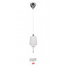 Suspension DANCE 1X35W CHROME+Blanc