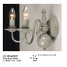 Applique BRUGGE WL2 GREY TAUPE E14-40W