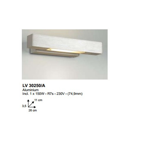 Applique YUTHA R7S-150W ALUMINIUM Applique YUTHA R7S-150W ALUMINIUM