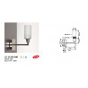 Applique BATH CLASSIC 1XE14 IP44