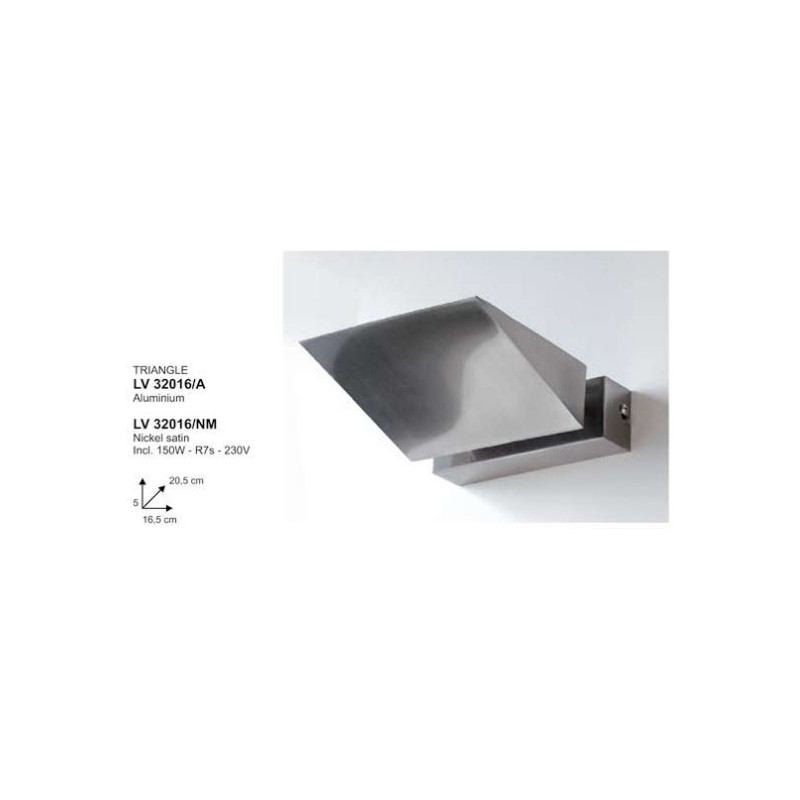 Applique TRIANGLE ALUKLEUR R7S-150W