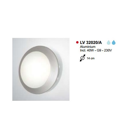 Applique PLAF. BEAM ROND ALU G9 D13.5CM Applique PLAF. BEAM ROND ALU G9 D13.5CM
