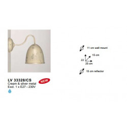 Applique Old PHARMACY WL S.ARM MET CREME/ZILVER