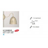 Applique Old PHARMACY WL S.ARM MET CREME/ZILVER
