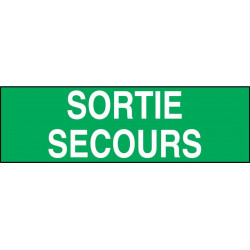 Etiquette H 7 SORTIE...