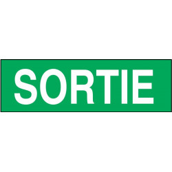 Etiquette H 7 SORTIE...