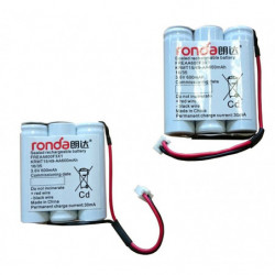 Pack accus Ni-Cd 2 x 3x1.2V...