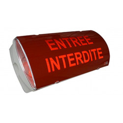 Panneau lumineux incendie...