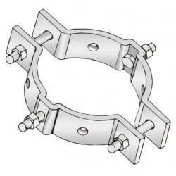 KIT 2 demi-colliers poteau...