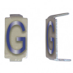 Lot 25 lettres G 6x11 Alu...