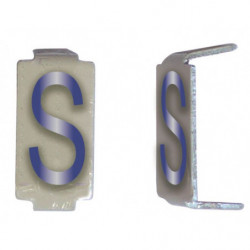 Lot 25 lettres S 6x11 Alu...