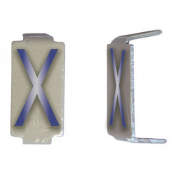 Lot 25 lettres X 6x11 Alu...