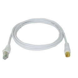 Cordon RJ45/Fiche F SAT Lg...