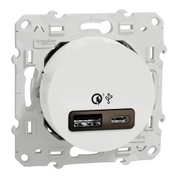 Odace - prise USB double -...