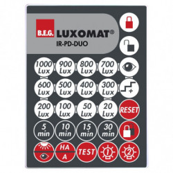 IR-PD-DUO Télécommande à...