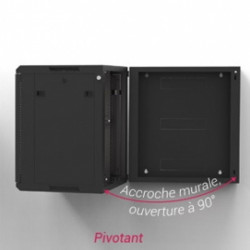 Coffret mural pivotant 19"...