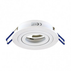 Support plafond Rond Blanc...