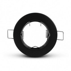 Support plafond Rond Noir...