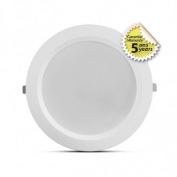 Spot LED fixe blanc rond...