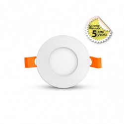 Plafonnier LED Blanc Ø90 3W...