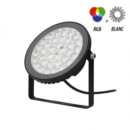 PROJECTEUR EXTERIEUR LED 230V 15W RGB + BLANC CCT (80106)