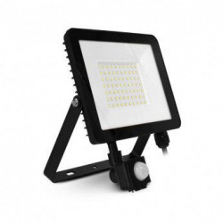 Projecteur LED Plat Noir...